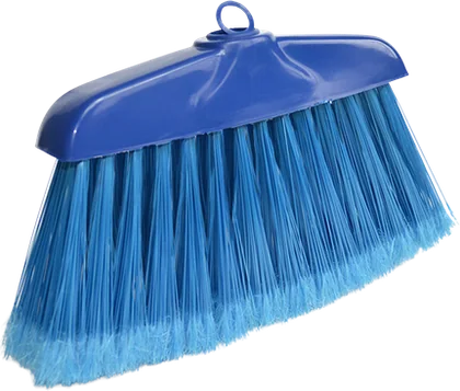 Vassoura Tippo base azul inclinada